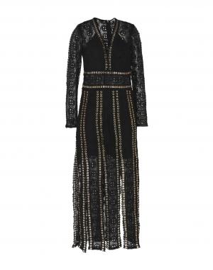 Длинное платье  - Черный цвет