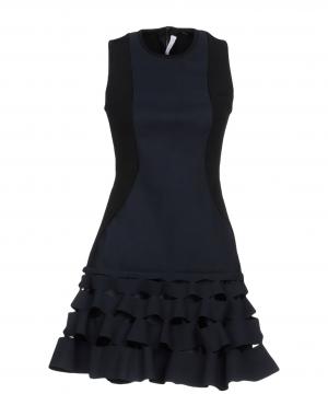 Короткое платье  - Синий цвет