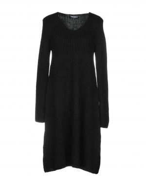 Короткое платье  - Серый,Черный цвет