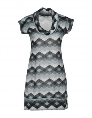Короткое платье  - Серый цвет