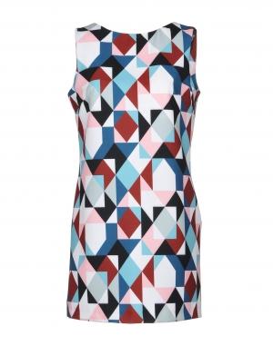 Короткое платье  - Голубой цвет