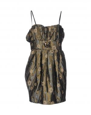 Короткое платье  - Синий цвет