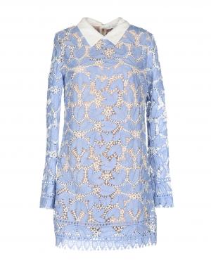 Короткое платье  - Фиолетовый цвет