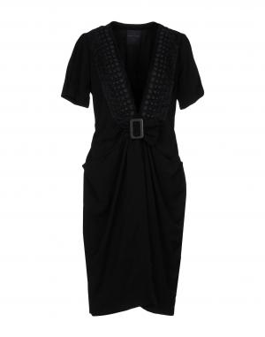 Платье до колена  - Черный цвет