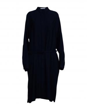 Платье до колена  - Синий цвет