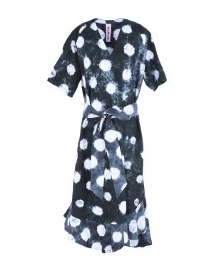 Платье до колена  - Черный цвет