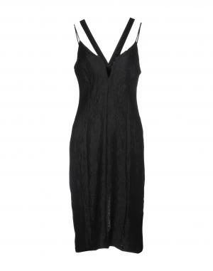 Платье до колена  - Черный цвет