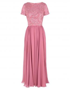 Длинное платье  - Розовый цвет