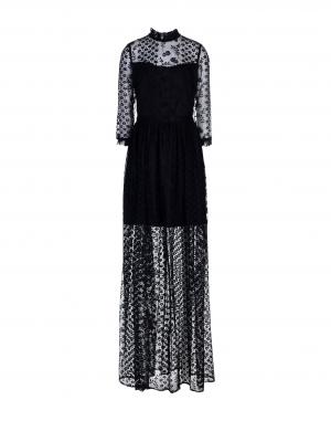 Длинное платье  - Черный цвет