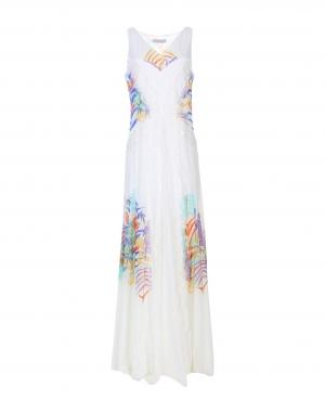 Длинное платье  - Белый цвет