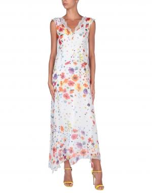 Длинное платье  - Белый цвет