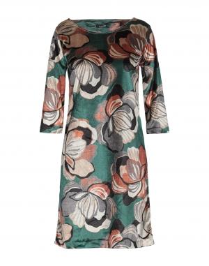 Короткое платье  - Зеленый цвет