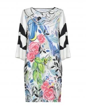 Короткое платье  - Белый цвет