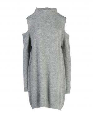 Короткое платье  - Серый цвет
