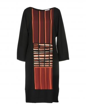 Платье до колена  - Черный цвет