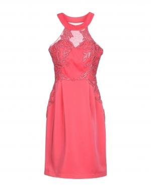 Платье до колена  - Оранжевый цвет