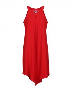 Платье до колена  - Красный цвет