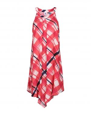 Короткое платье  - Оранжевый цвет