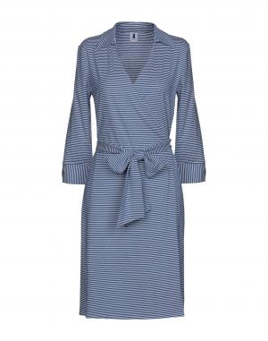 Платье до колена  - Голубой цвет