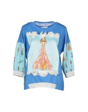 Толстовка  - Голубой,Желтый цвет