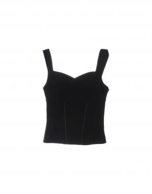 Топ без рукавов  - Черный цвет