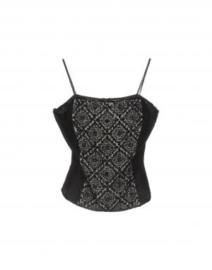 Топ без рукавов  - Черный цвет