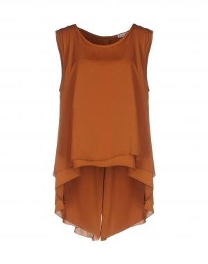 Топ без рукавов  - Коричневый цвет