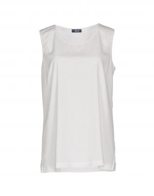 Топ без рукавов  - Синий,Белый цвет