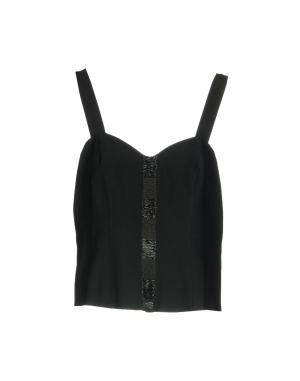 Топ без рукавов  - Черный цвет