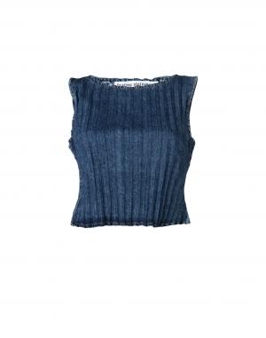Топ без рукавов  - Синий цвет
