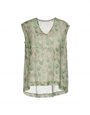 Топ без рукавов  - Бежевый цвет