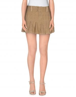 Мини-юбка  - Желтый цвет