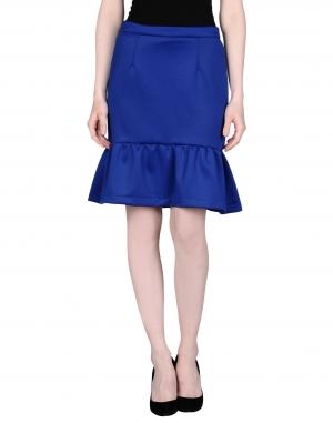 Юбка до колена  - Синий цвет