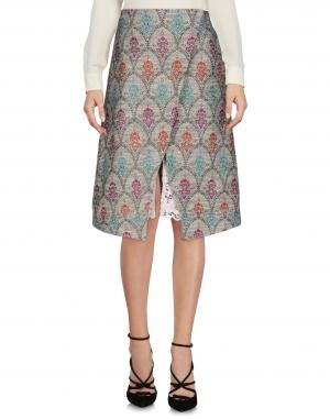 Юбка до колена  - Серый цвет