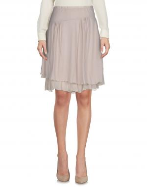 Юбка до колена  - Бежевый цвет