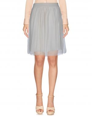 Юбка до колена  - Белый,Голубой,Розовый,Синий цвет