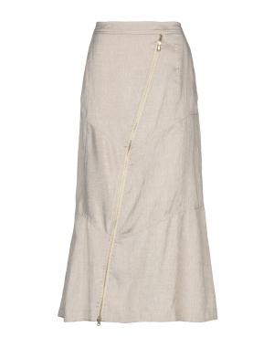 Юбка-трапеция  - Желтый цвет