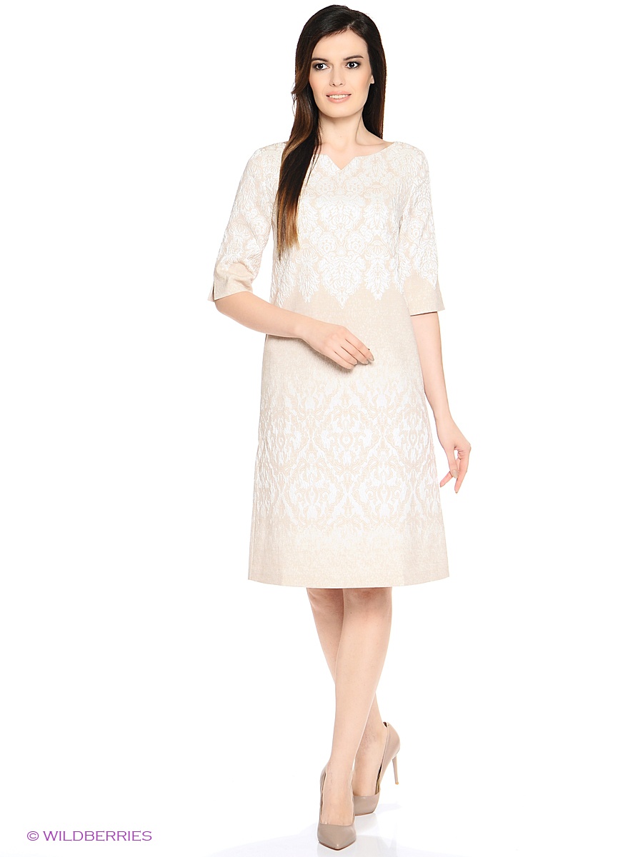 Платье  - белый цвет