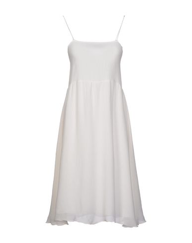 Платье до колена  - Белый цвет