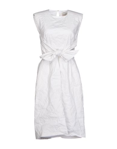 Платье до колена  - Белый цвет