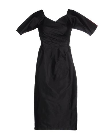 Платье до колена  - Черный цвет