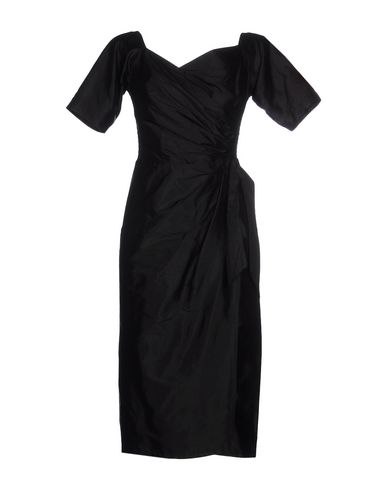 Платье до колена  - Черный цвет