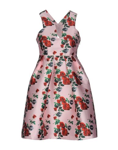 короткое платье  - Розовый цвет