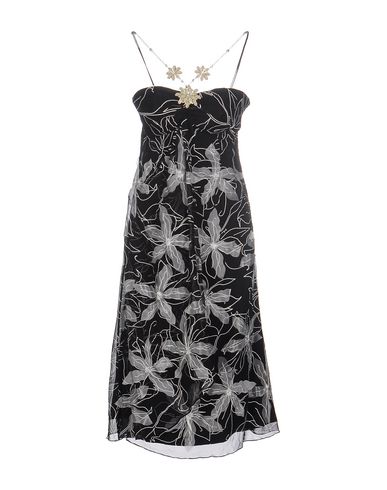 Платье до колена  - Черный цвет