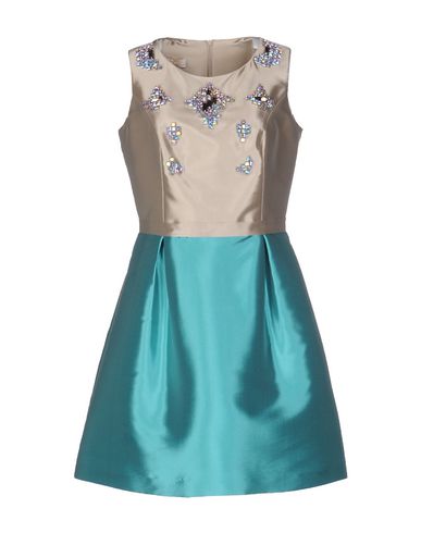 короткое платье  - Бежевый цвет