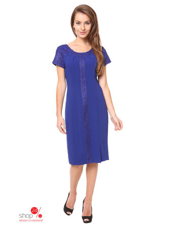 Платье  - синий цвет