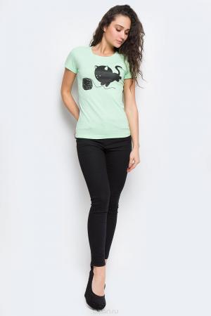 Футболка  - салатовый цвет