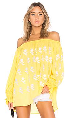 Топ  - Горчичный цвет