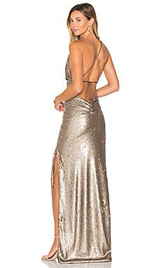 Платье  - Металлический бронзовый цвет