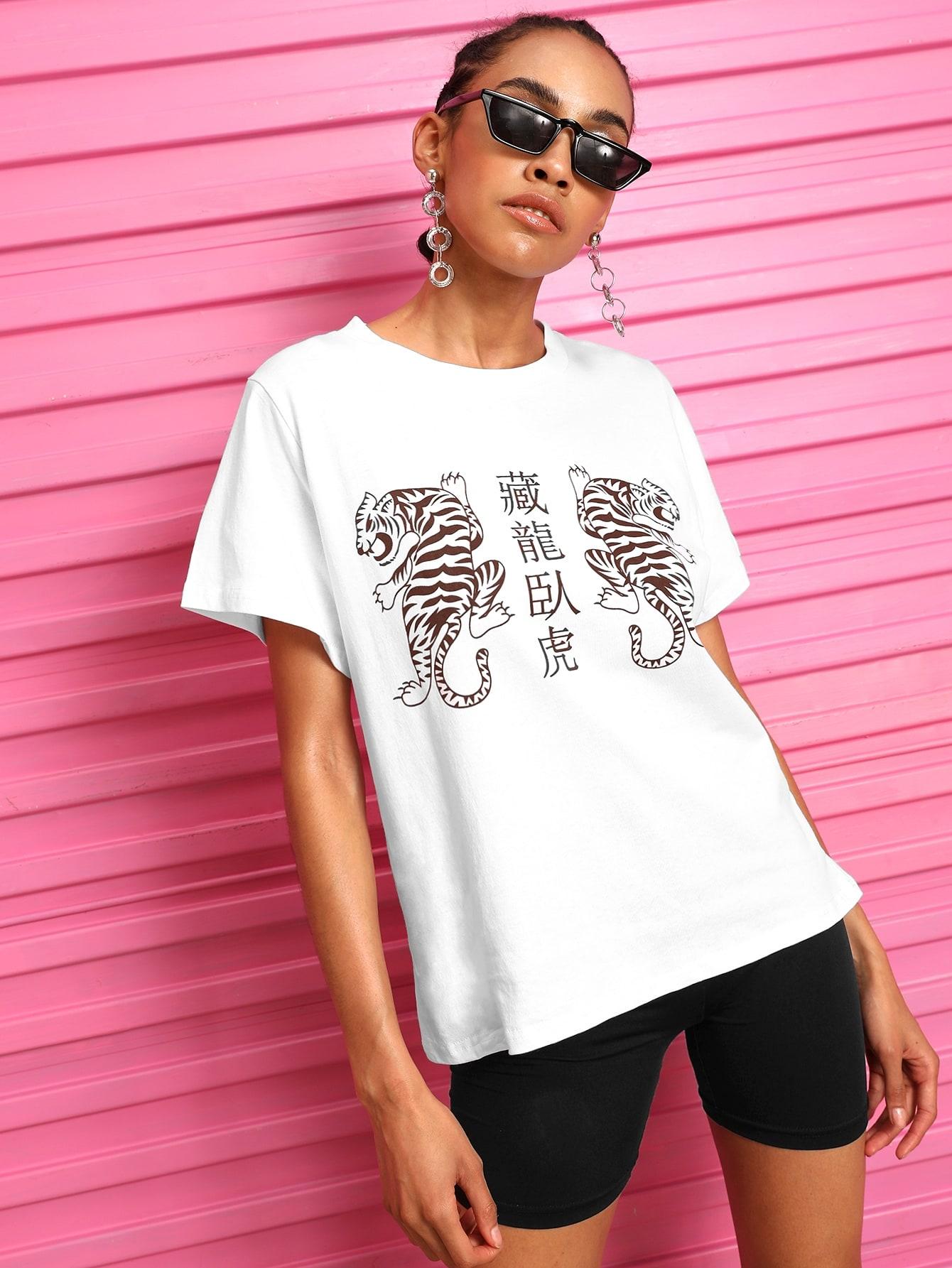 футболка SheIn футболка SheIn